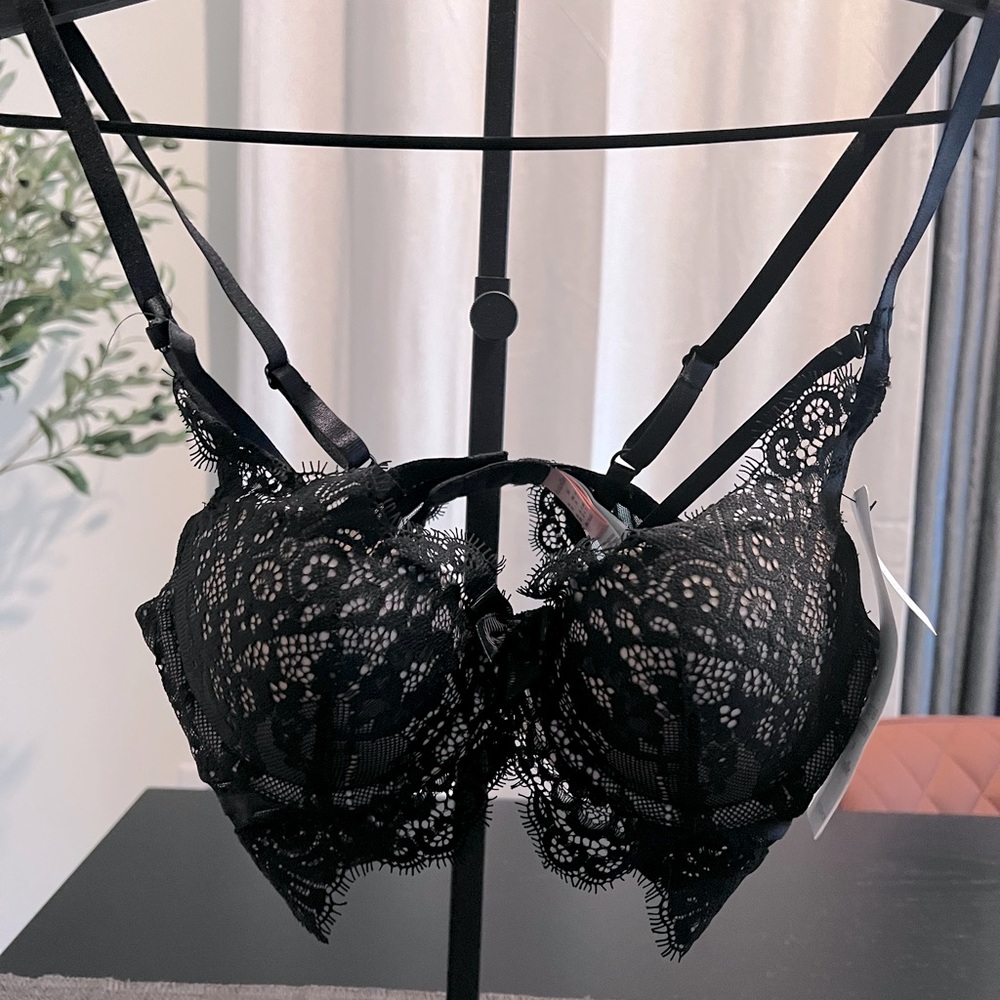 Hunkemöller Marilee Longline Lace Padded Underwire Bra 32B